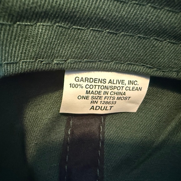 Lawn Enforcement Officer Hat Men's Green Adjustable Hat - Picture 4 of 5